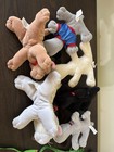Vtg 1985 Tonka Pound Puppies Newborns   Purries Lot Of 6 Plush Stuffed Animals