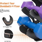 Dumbbell Rack Weight Rack 4 Tier For Home Gym Dumbbell Stand Free Weights
