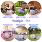 Wauffua Gymnastic Air Barrel Inflatable Tumble Track Tumbling Mat Roller
