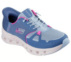 Skechers Shoes Women Sport Slip Ins Wide Comfort Glide Step Stretch Slate 150420