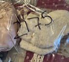 Vintage 4 Pairs Doll Booties Various Sizes For Antique Bisque Dolls Lot 2175