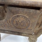 Antique Ixl Wood Burning Cast Iron Stove Salesman Model - Small Dollhouse Toy
