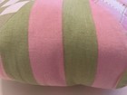    mackenzie Childs Esque    Octagon Round 6 Panel Green Pink White Muffin Pillow