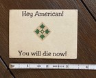 Vietnam Era Set Of 2 Us   Nva Old Stock Propaganda Death Cards Rare