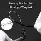 Progressive Multifocal Reading Glasses For Men Blue Light Blocking Titanium Arm 