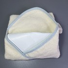 Vintage Bearington Hooded Lamb Bath Towel  Trim Cotton Terry Knit  24   x24    Nip