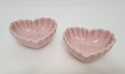 Pottery Barn S 2 Heirloom Scalloped Hearts Dipping Bowls 4 25  New Valentines