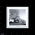 Old Vintage Square Photo Street Scene Houses Classic Cars 1961 Snapshot Pic