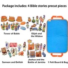 Chefan 4 Pack Felt Board Bible Stories Set  Flannel Board Stories Elijah And    