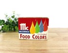 Vintage Mccormick Food Colors W  Glass Bottles   Spice Tin Advertising   F933