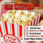 100-pack Popcorn Boxes  Sturdy And Durable Popcorn Bucket