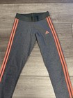 Nwot Adidas Gray orange Women s Pull On Athletic Leggings Size S