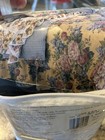 Vtg New Martha Stewart King Ruffled Bedskirt Lilac Garden 1990s Usa 