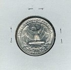 1955-d Washington Silver Quarter  bu  beautiful Coin ref b