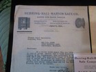 Herring Hall Marvin Safe Co Hamilton Oh Letterhead 1919   Brochure C1919   Cat 