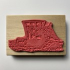 Stampabilities House Mouse Rubber Stamp Hmlr1007 Keeping Cool Muzzy Beach 2002