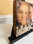 Sid Dickens Memory Block Tile T75 Two Sisters Euc Retired Wall Art Collectible