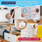 10 Pack Magnetic Cabinet Locks For Child Safety  Drawer Locks Baby Proofing  Mag