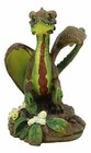 Fantasy Green Thumb Avocado Guacamole Dragon Statue Fairy Garden Collectible