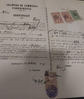 Serbia 1894 Turkey Ottoman Empire Mix Of Revenue Stamps On Document R 