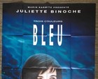 Three Colours Blue Original Vintage French Poster Movie Theater Promo Pin-up 90s
