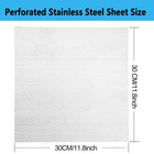 Perforated Metal Sheet - Perforated Stainless Steel Sheet  11 8  X 11 8  Stainle