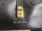 Vintage Emdee Schell Medical Traveling Doctor   s Bag Leather Carrying Case 14 