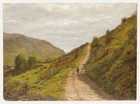 J  Young - Late 19th Century Oil  The Ramblers Track