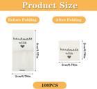 100 Pcs Sewing Labels For Handmade Items  Handmade With Love Labels Personalized