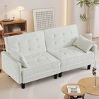 Faux Leather  loveseatconvertible Sleeper Sofa Bed Couch Futon Sofa Bed Recliner
