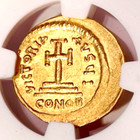 Gold Av Solidus Heraclius Byzantine Empire 610-641 Ad Certified Ngc Ms
