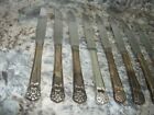 Set Of 8 Vintage 1847 Rogers Bro Eternally Yours Dinner Knives Silverplate Read