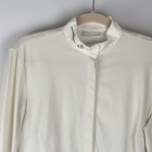 Cavalleria Toscana Equestrian Show Shirt Women   s L White Stretch Vented Back