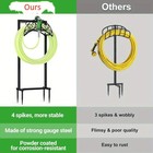 3 Types     41 5  Detachable Metal Garden Hose Holder Hanger Freestanding 4 Spikes
