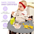 High Chair Tray Compatible With Stokke Trip Trap Chair Matte Gray Ergonomic