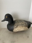 Vintage 1930s Golden Eye Wooden Duck Decoy