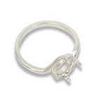 Oval Low Profile Offset Pre-notched Ring Mounting Ring Size 4-11