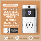 Smart Wireless Wifi Doorbell Intercom Video Camera Door Ring Bell Chime Security