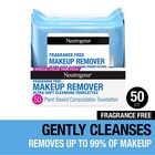 Neutrogena Unscented Makeup Remover Wipes  Facial Cleansing Wipes  25 Count