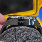 Invicta Aviator Men s Quartz Chronograph Date Black red Dial Yellow Strap 100m