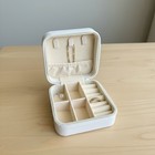Small Travel Jewelry Organizer Case Portable Jewelry Box For Rings Earrings Gift