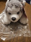 Fao Schwarz Husky Dog Cuddly Ultra-soft Fur 15  Stuffed Animal Plush Toy