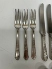 27 Pc Lot Vtg 1847 Rogers Bros Ancestral Silverplate Silverware Flatware