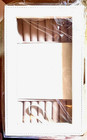 4 Tier White Jewelry Box Complete With Mirror  Drawer Organizers   Ring Holders