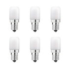 E12 Led Light Bulbs For Night Light Bulbs Dyer 6 Count  pack Of 1  Warm White