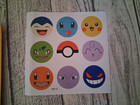 New 24 Pokemon   Friends Party Treat Gift Bags Paper 9x5x3in With Stickers