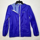 Columbia Switchback Ii Girls Purple Lightweight Nylon Gorpcore Jacket Youth Lg