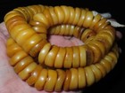 Buddhist 108 Solid Button Wave Cut Milky Yak Bone Mala Prayer Beads  p2 
