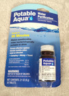 Potable Aqua Iodine Germicidal Water Purification 50-tablets Bottle Camp hike 