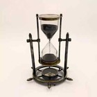 Sand Timer Hourglass Brass Nautical Maritime Hour Glass Vintage Sand Clock Gift